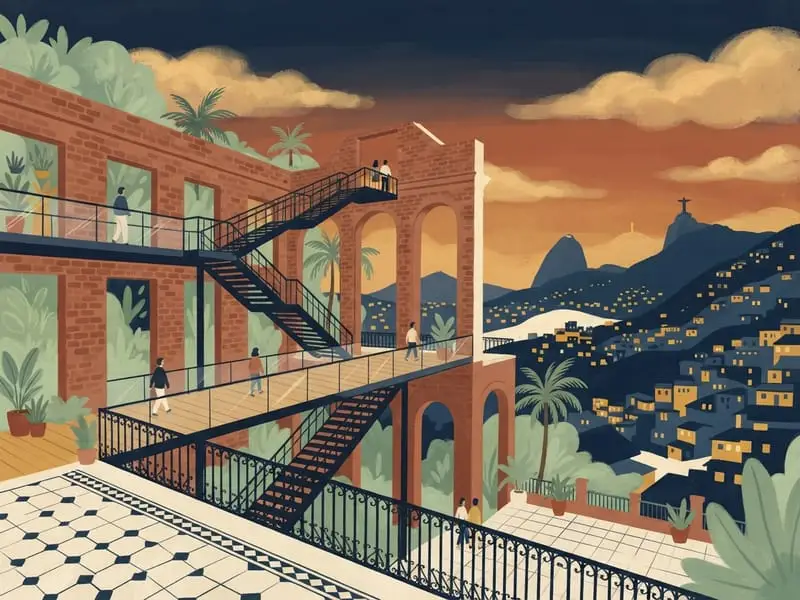 Ilustración: Parque Glória Maria (Parque das Ruínas)