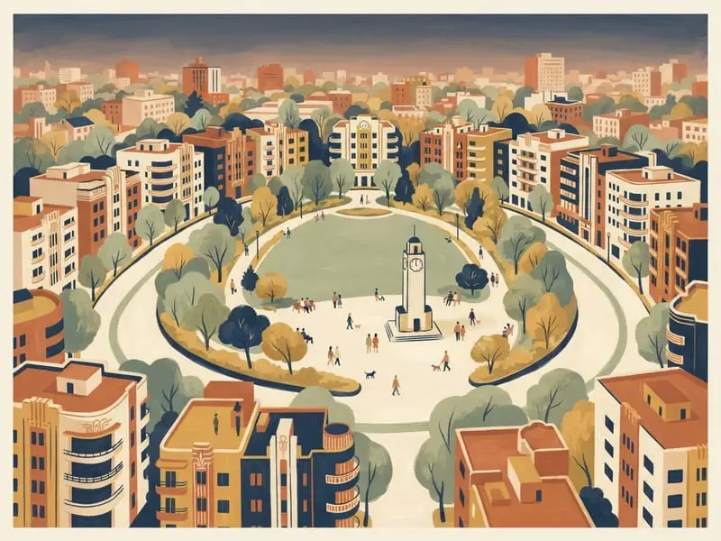 Illustration: Parque México and Condesa