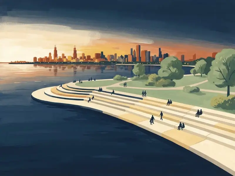Illustration: Promontory Point