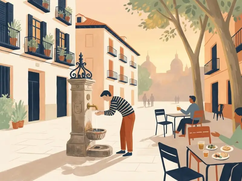Ilustración: Fuentes de agua potable