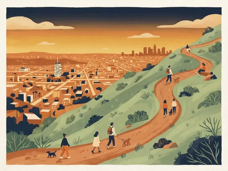 Illustration: Runyon Canyon Park