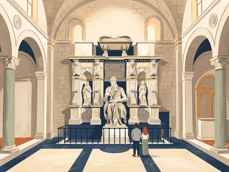 Illustration : San Pietro in Vincoli (le Moïse de Michel-Ange)