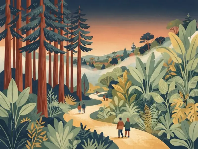 Illustration: San Francisco Botanical Garden, free early hours
