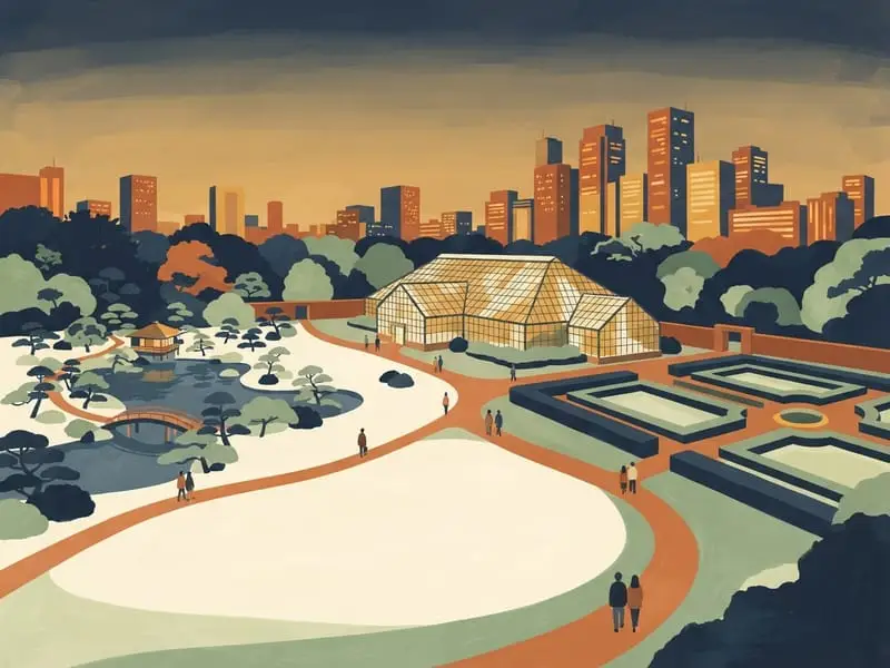 Ilustración: Jardín Nacional Shinjuku Gyoen