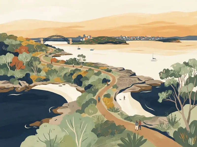 Illustration : Sentier du Spit Bridge à Manly