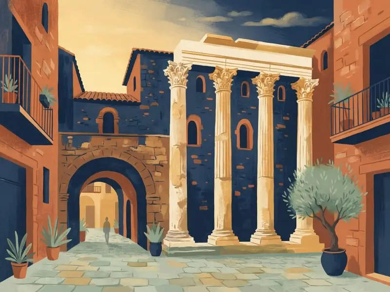 Illustration : Temple d'Auguste