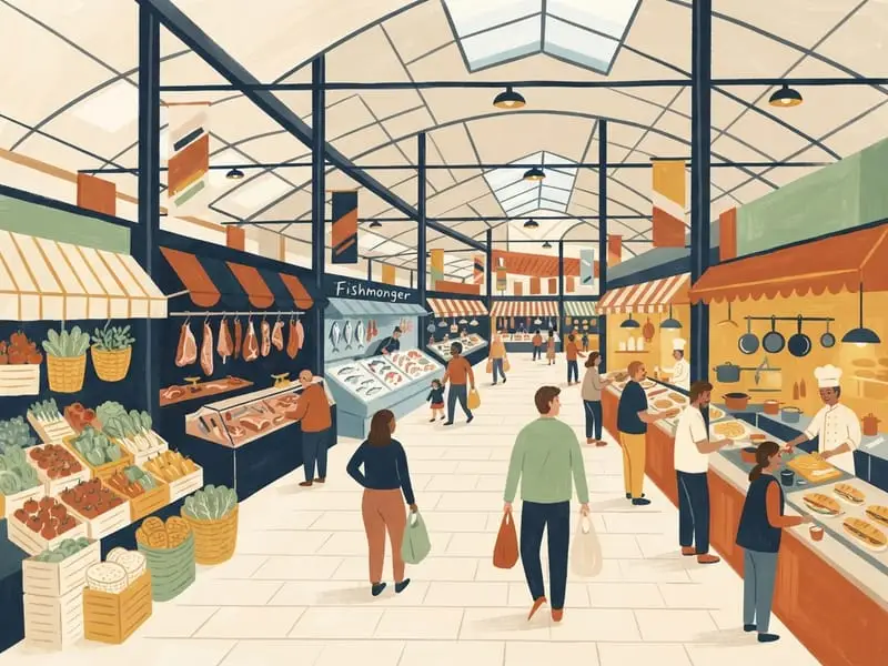 Illustration : Marché de Testaccio