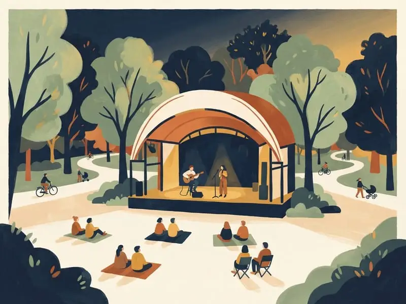 Illustrazione: Teatro all'aperto del Vondelpark