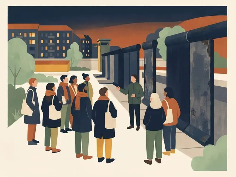 Ilustração: Visita guiada pública ao Memorial do Muro de Berlim