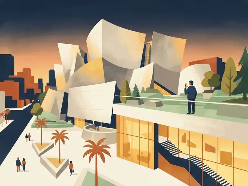 Illustration: Walt Disney Concert Hall self-guided tour