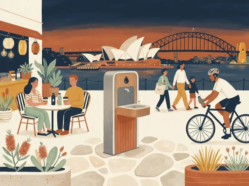 Illustration : Points de remplissage d'eau gratuits