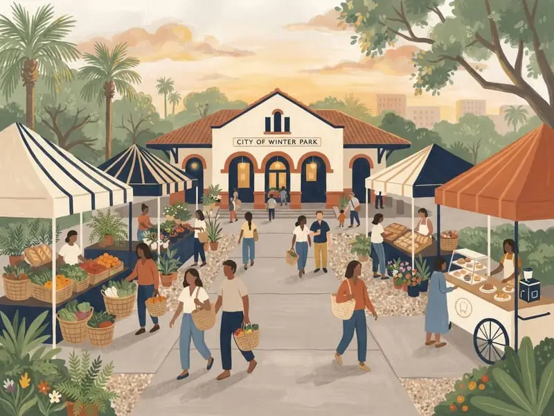 Illustration: Winter Park Farmers' Market